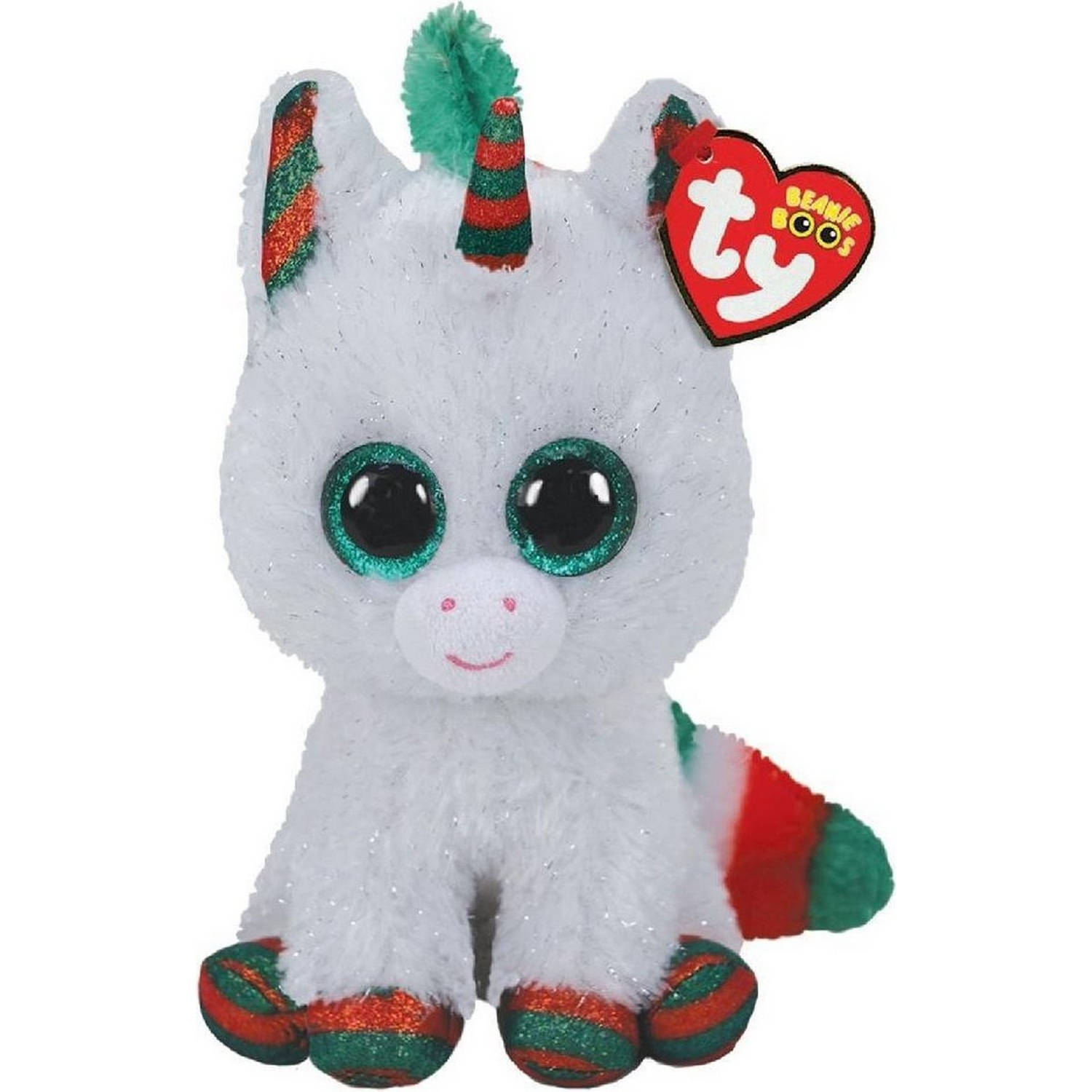 ty Beanie Boo's Christmas Unicorn 15cm