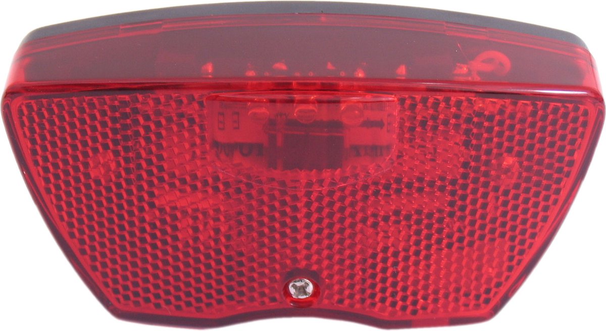 Dragerachterlicht Edge City - 3 Leds Inclusief Batterijen (Werkplaatsverpakking) - Rood