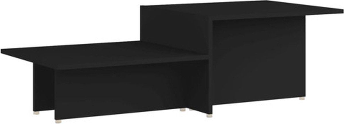 Vidaxl Salontafel 111,5x50x33 Cm Spaanplaat - Zwart