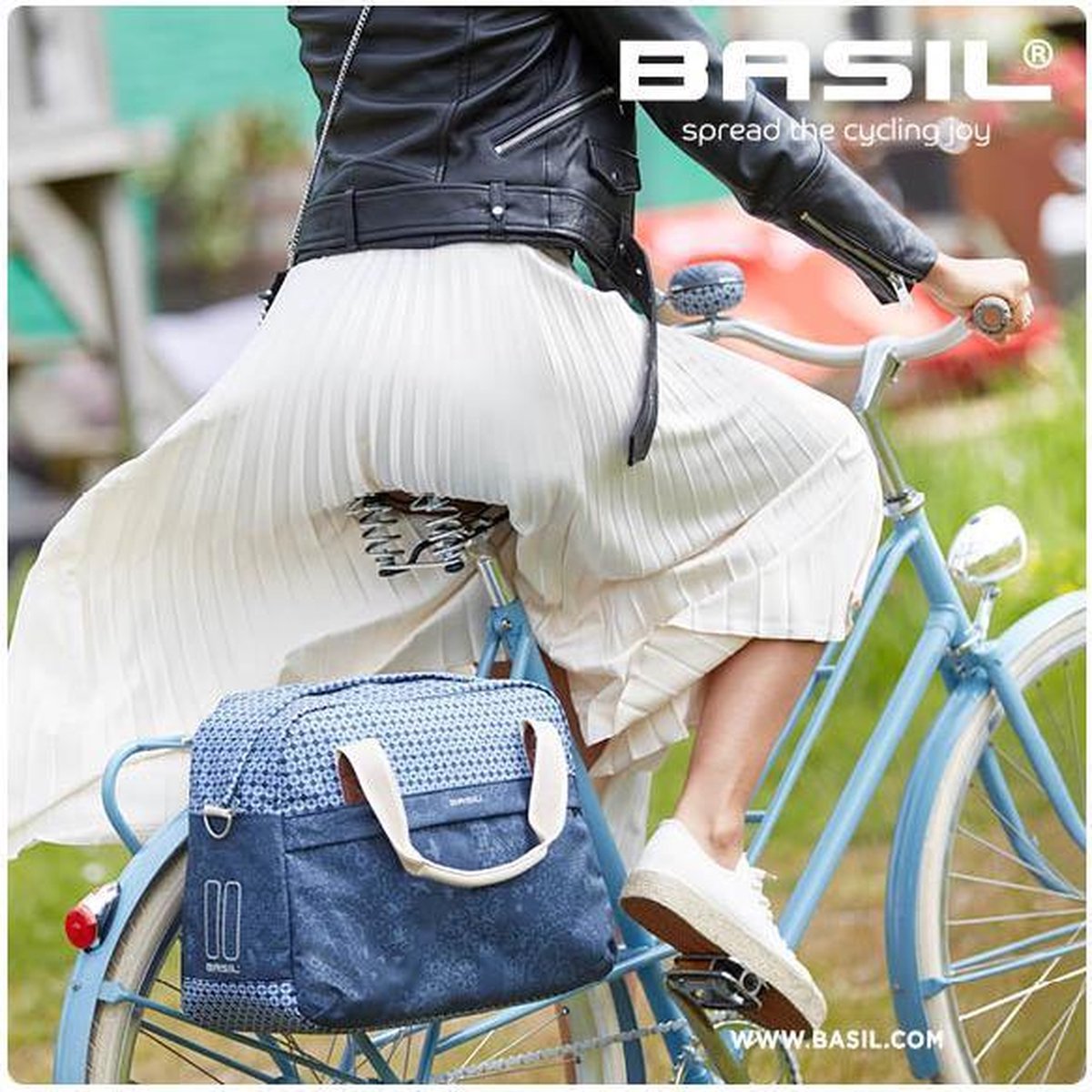 Basil Bohème Schoudertas - Blauw