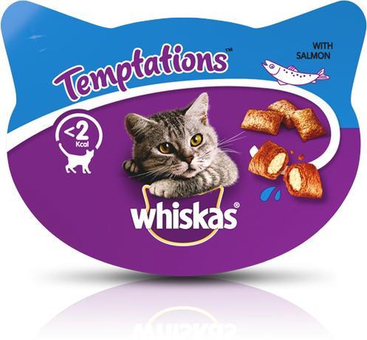 Whiskas Temptations 60 g - Kattensnack - Zalm