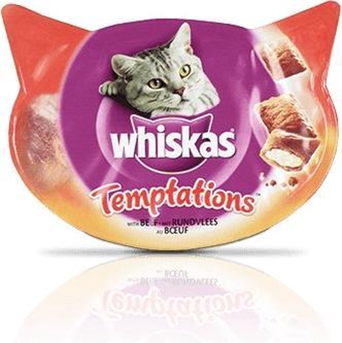 Whiskas Temptations 60 g - Kattensnack - Zalm