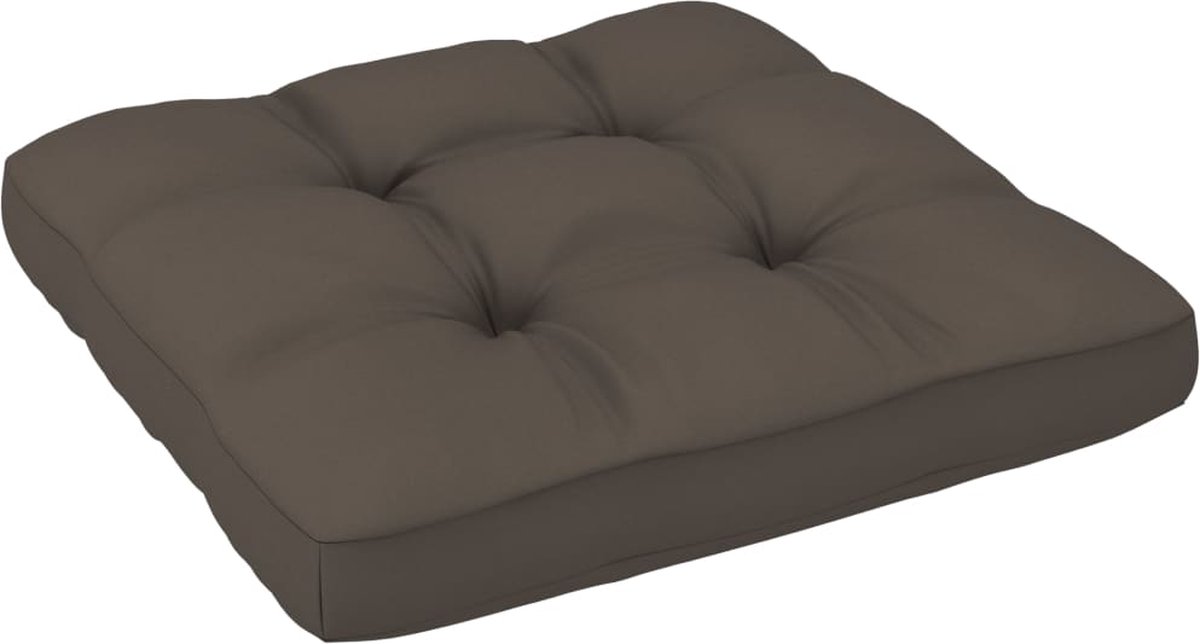 Vidaxl 6-delige Loungeset Pallet Met Kussens Geïmpregneerd Hout - Zwart
