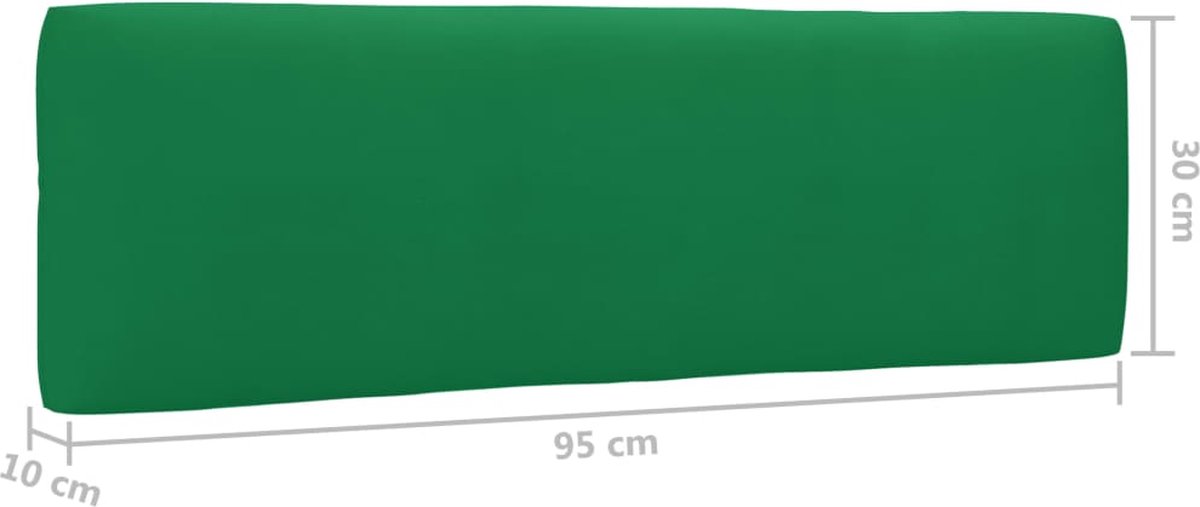 Vidaxl 6-delige Loungeset Pallet Met Kussens Geïmpregneerd Hout - Wit