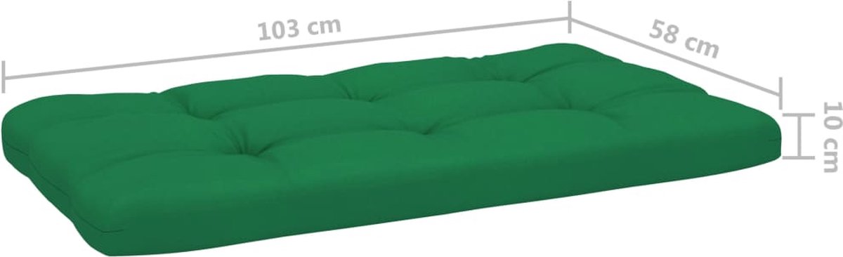 Vidaxl 6-delige Loungeset Pallet Met Kussens Geïmpregneerd Hout - Wit