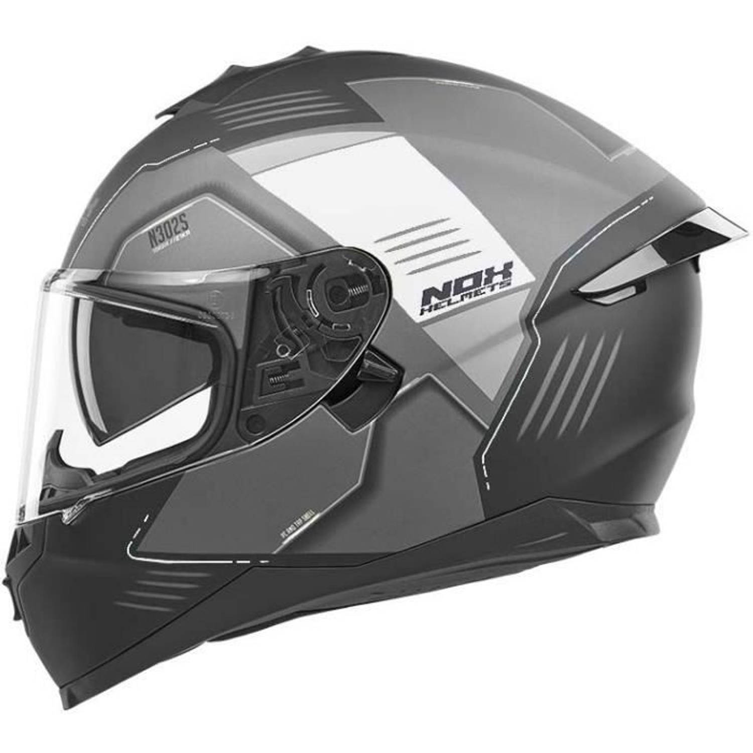 Nox N302s Torque Integraalhelm En Wit - Zwart