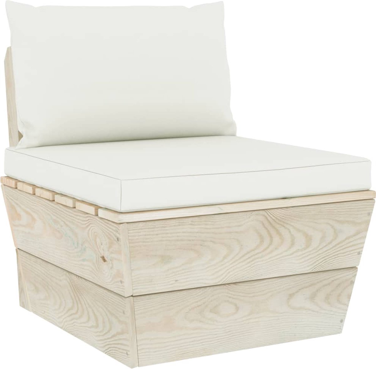 Vidaxl 6-delige Loungeset Met Kussens Pallet Vurenhout