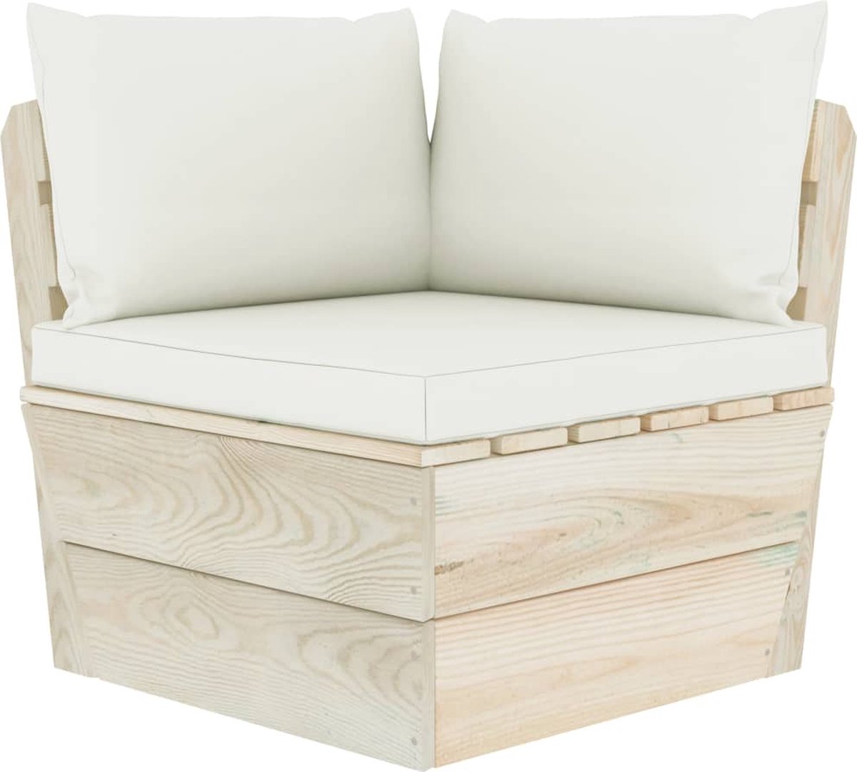 Vidaxl 6-delige Loungeset Met Kussens Pallet Vurenhout