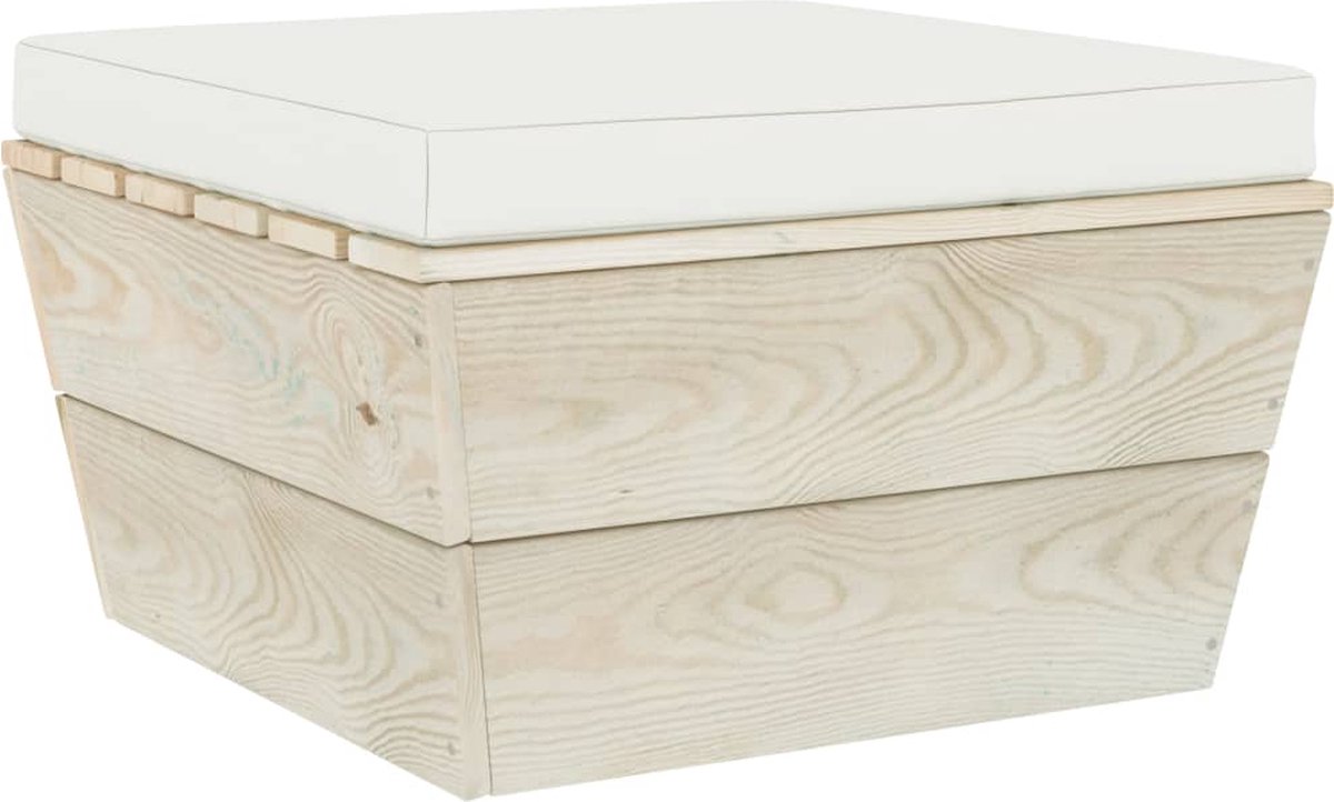 Vidaxl 6-delige Loungeset Met Kussens Pallet Vurenhout
