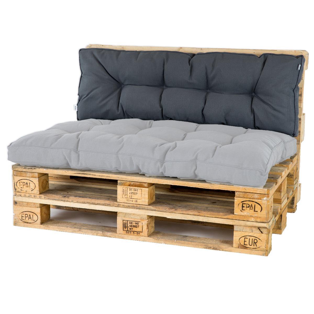 Hartman Casual Palletkussen 120 x 40 cm - Grijs