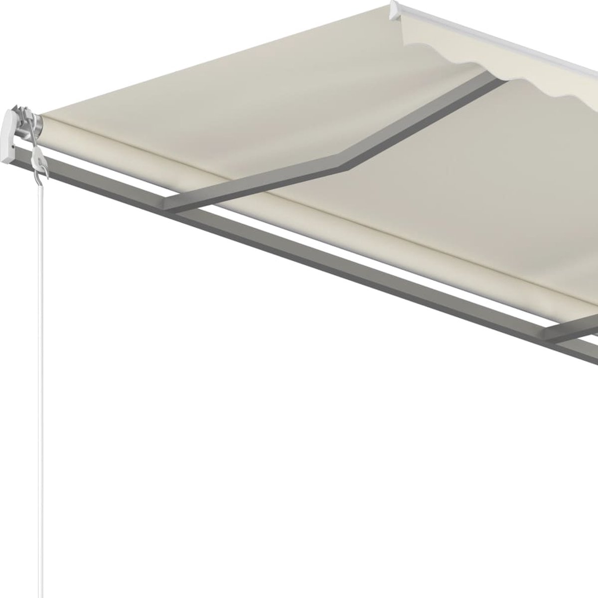 Vidaxl Luifel Vrijstaand Handmatig Uittrekbaar 300x250 Cm Crèmekleurig