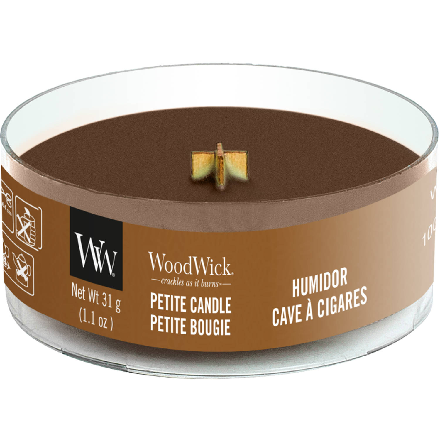 Ww Humidor Petite Candle - Bruin