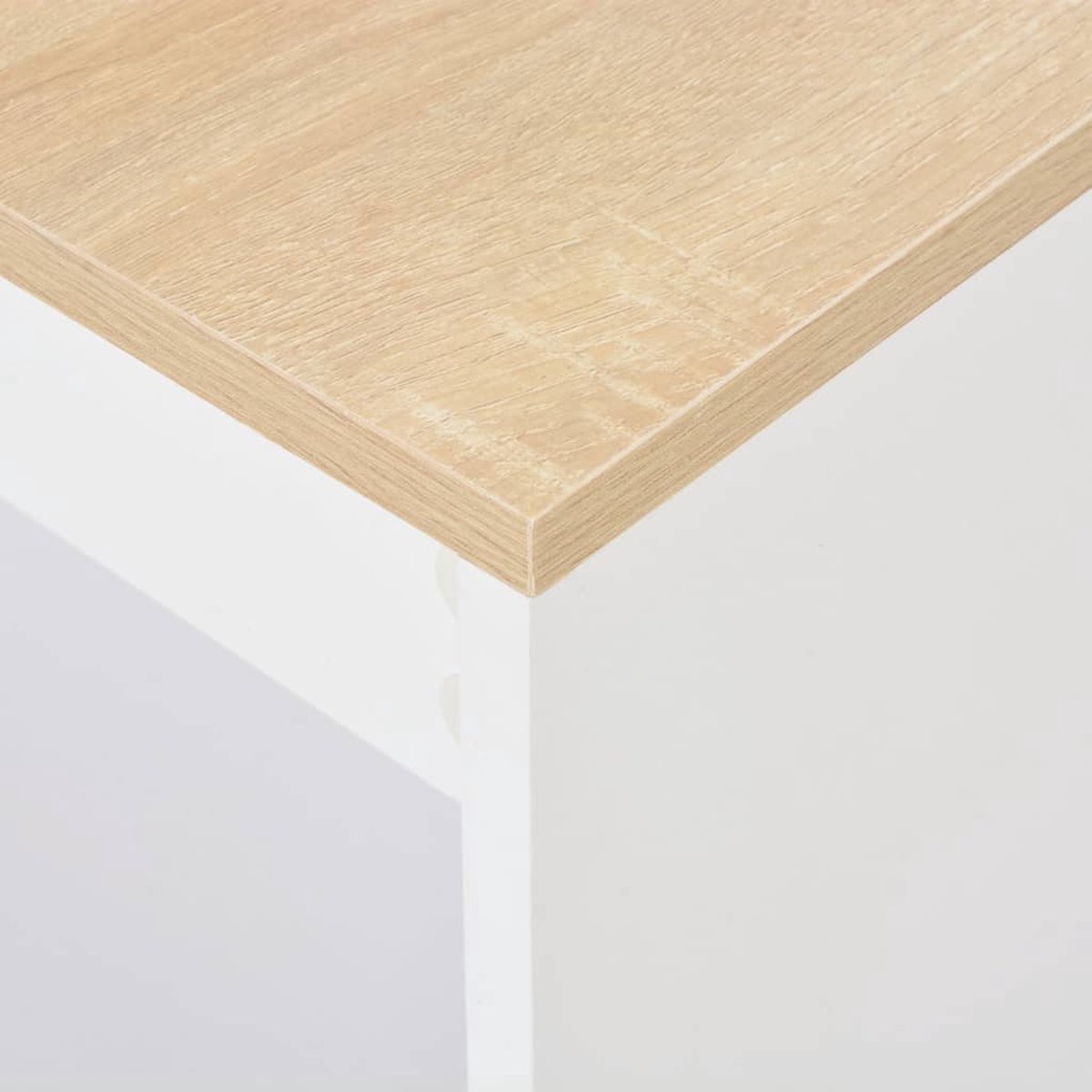 Vidaxl Bartafel Met Schap 110x50x103 Cm - Wit