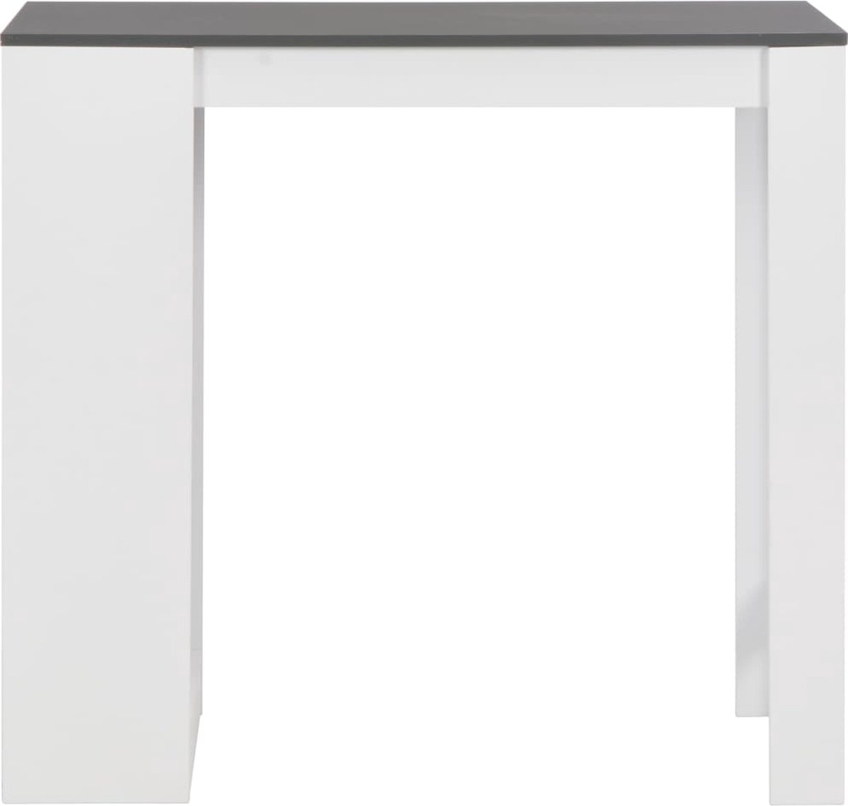 Vidaxl Bartafel Met Schap 110x50x103 Cm - Wit