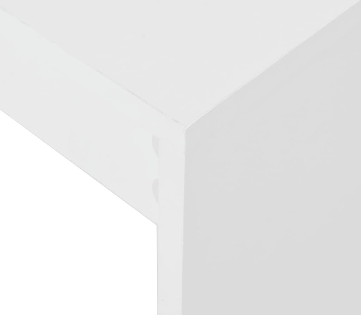 Vidaxl Bartafel Met Schap 110x50x103 Cm - Wit