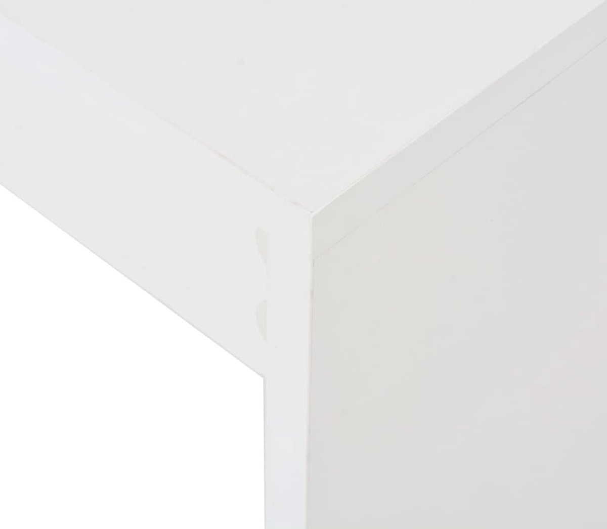 Vidaxl Bartafel Met Schap 110x50x103 Cm - Wit