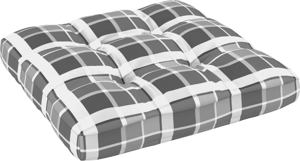 Vidaxl 6-delige Loungeset Pallet Met Kussens Geïmpregneerd Hout - Zwart