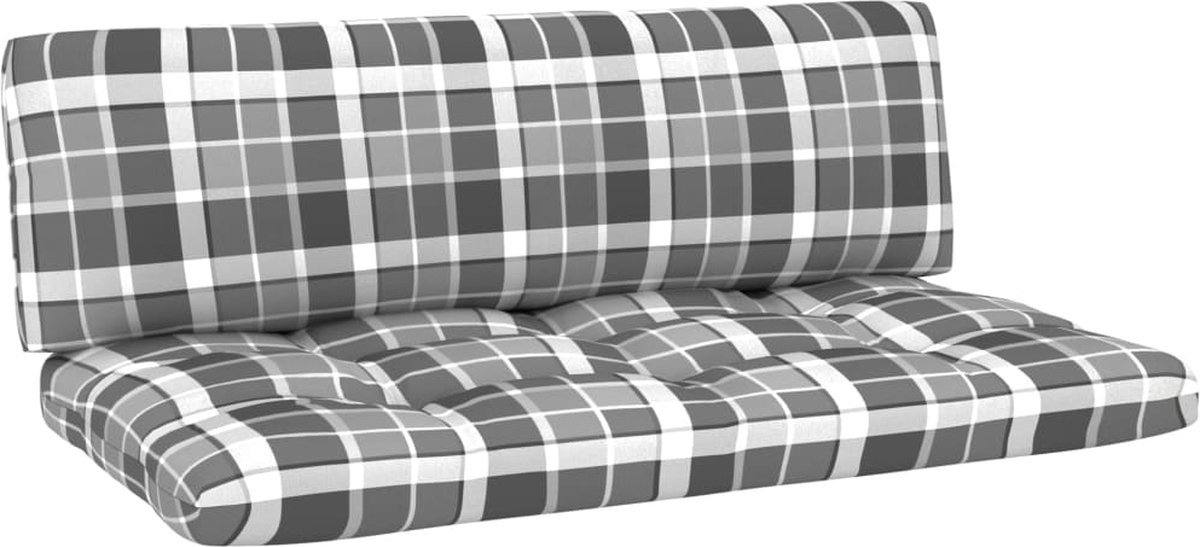 Vidaxl 6-delige Loungeset Pallet Met Kussens Geïmpregneerd Hout - Zwart