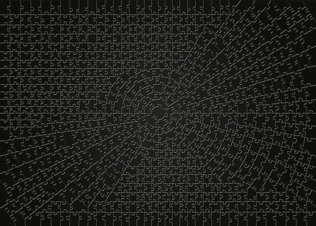 Ravensburger - Puzzel 736 Stukjes Krypt Black