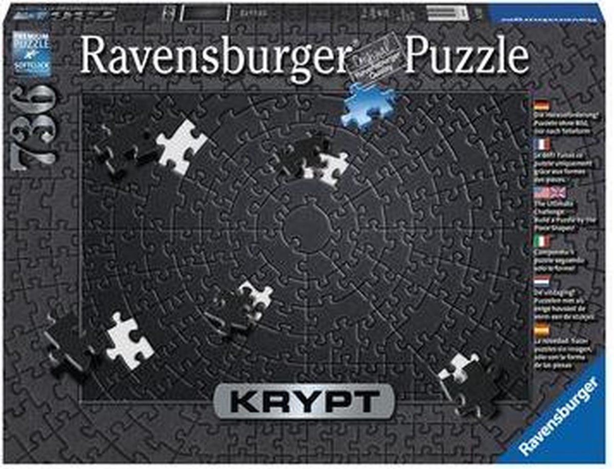 Ravensburger - Puzzel 736 Stukjes Krypt Black