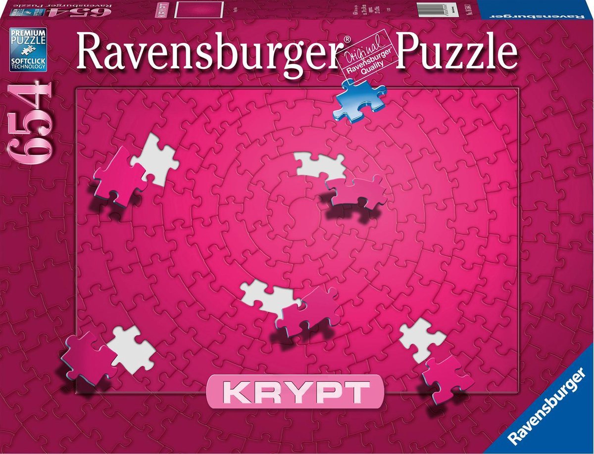 Ravensburger Puzzel Krypt 654 P - - Roze