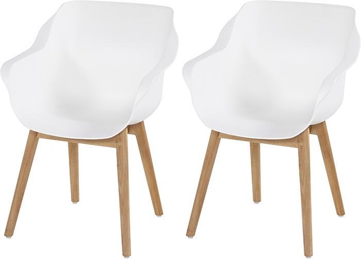 Hartman Sophie Studio Teak Tuinstoel - Set van 2 - Bruin