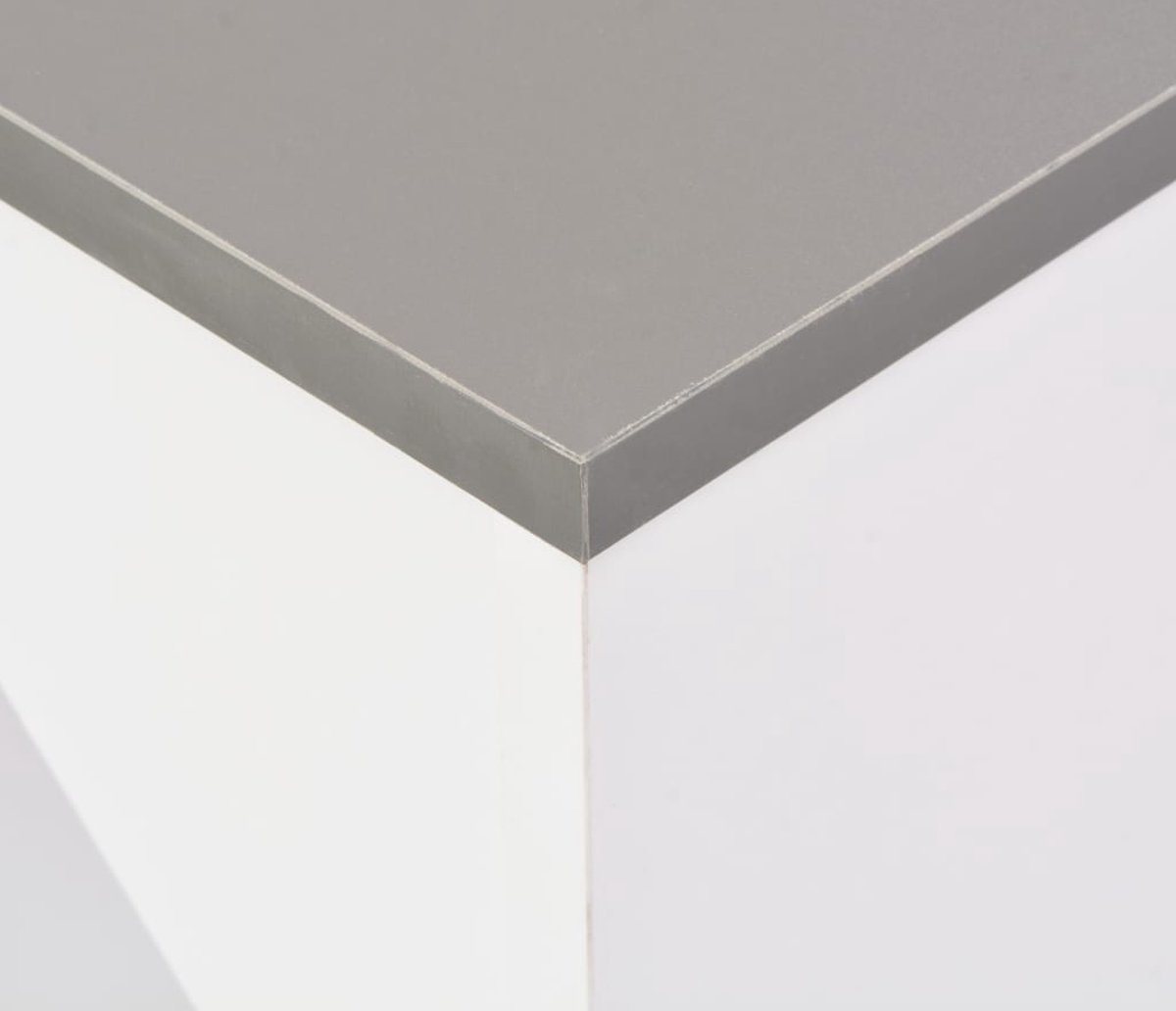 Vidaxl Bartafel Met Verplaatsbaar Schap 138x39x110 Cm - Wit