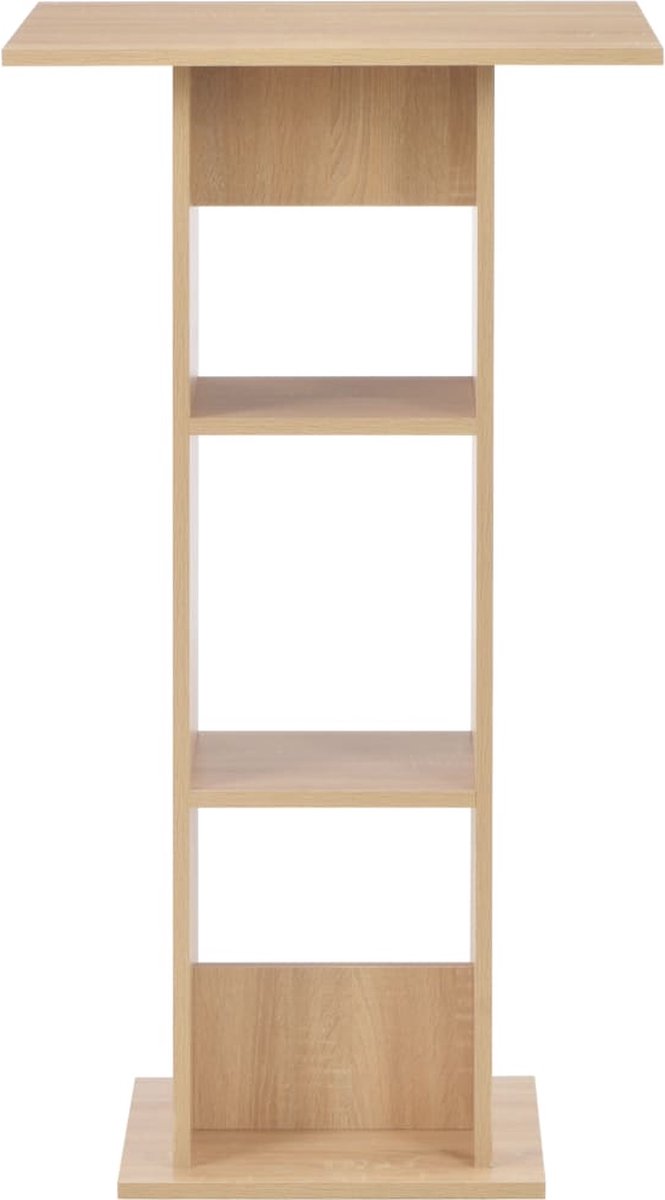 Vidaxl Bartafel 60x60x110 Cm Eikenkleurig - Bruin