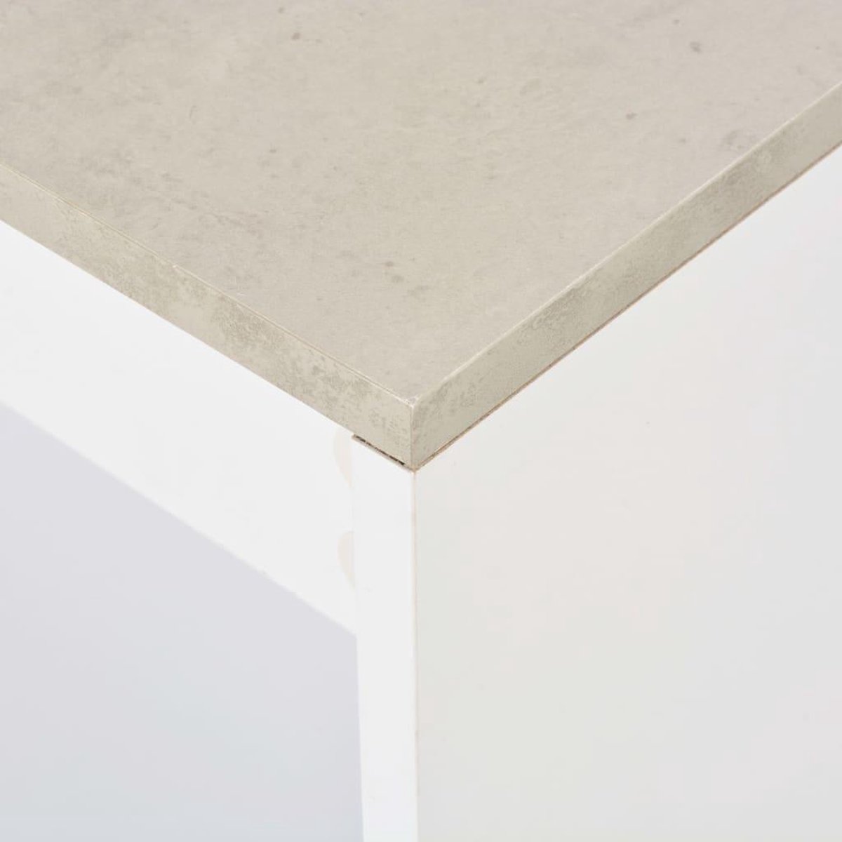 Vidaxl Bartafel Met Schap 110x50x103 Cm - Wit