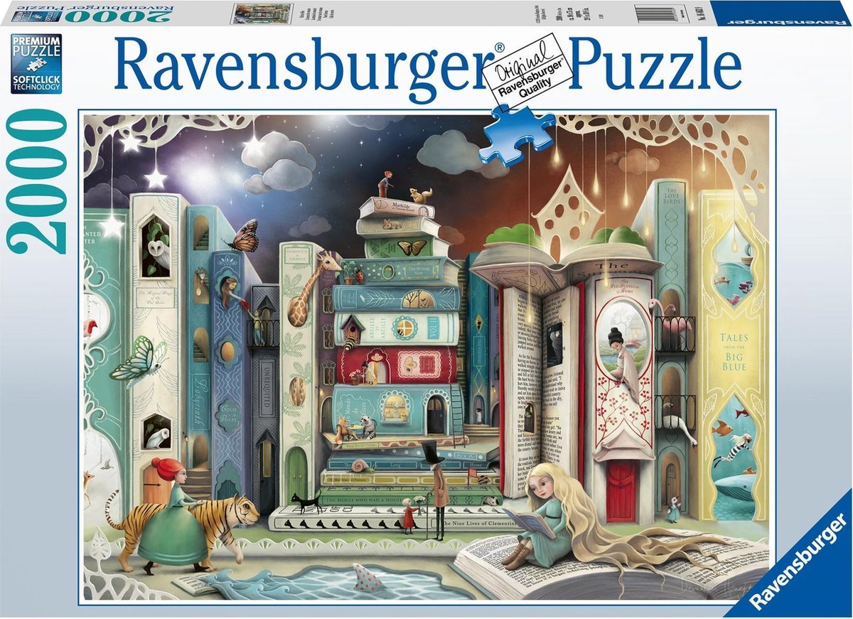 Ravensburger Puzzle 2000 P - The Avenue Of Novels / Demelsa Haughton