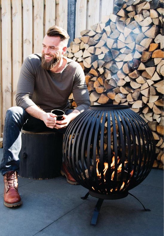 Esschert Design Vuurkorf - Zwart