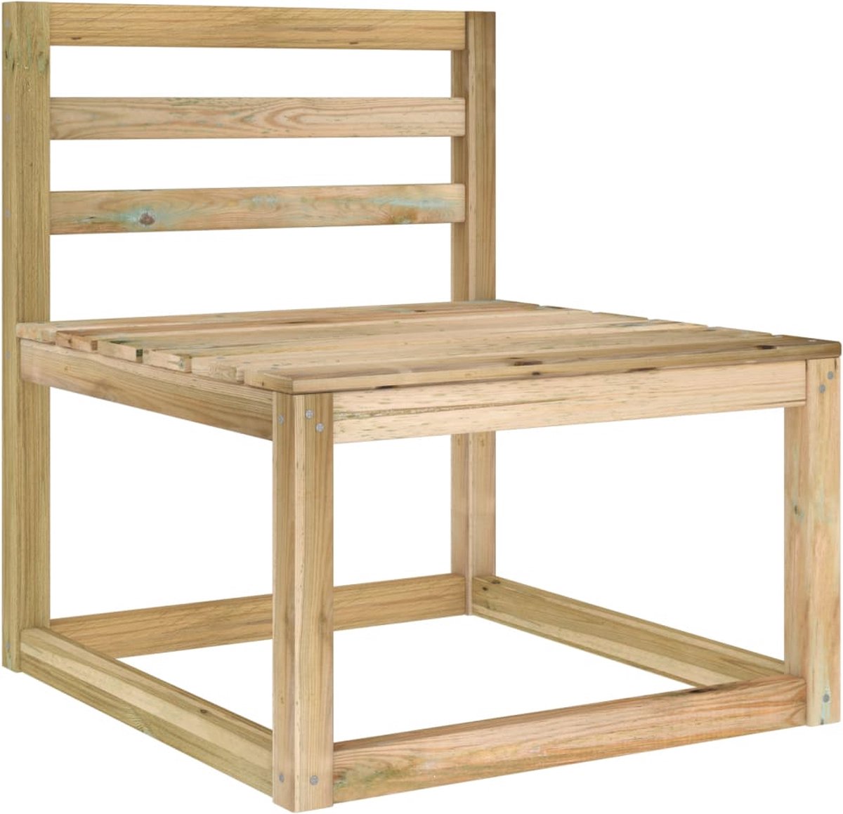 Vidaxl 4-delige Loungeset Met Heldere Kussens - Groen