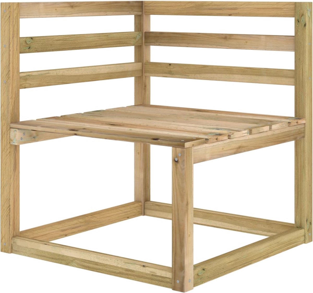 Vidaxl 4-delige Loungeset Met Heldere Kussens - Groen