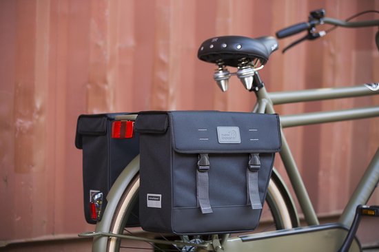 New Looxs Dubbele Fietstas Hybride Origin 33l Donker - Grijs