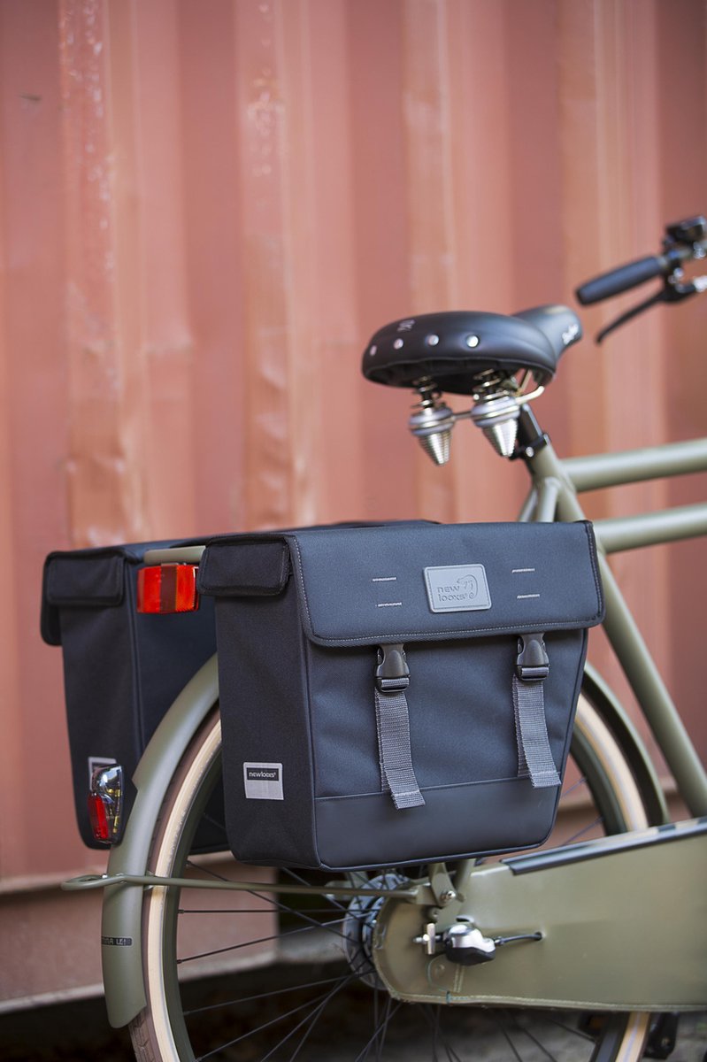 New Looxs Dubbele Fietstas Hybride Origin 33l Donker - Grijs