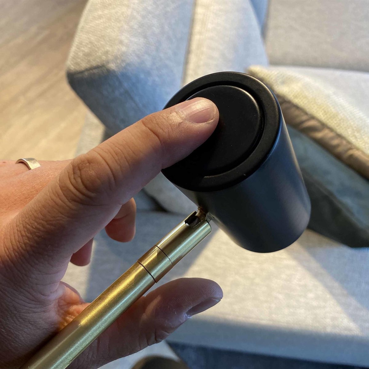 Highlight Vloerlamp Burgos 1 Lichts H 134 Cm - Goud