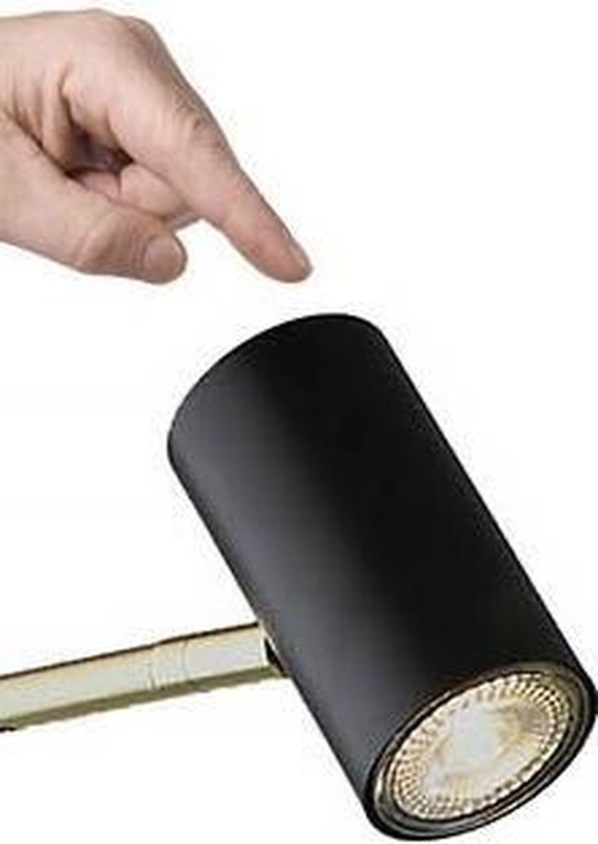 Highlight Vloerlamp Burgos 1 Lichts H 134 Cm - Goud