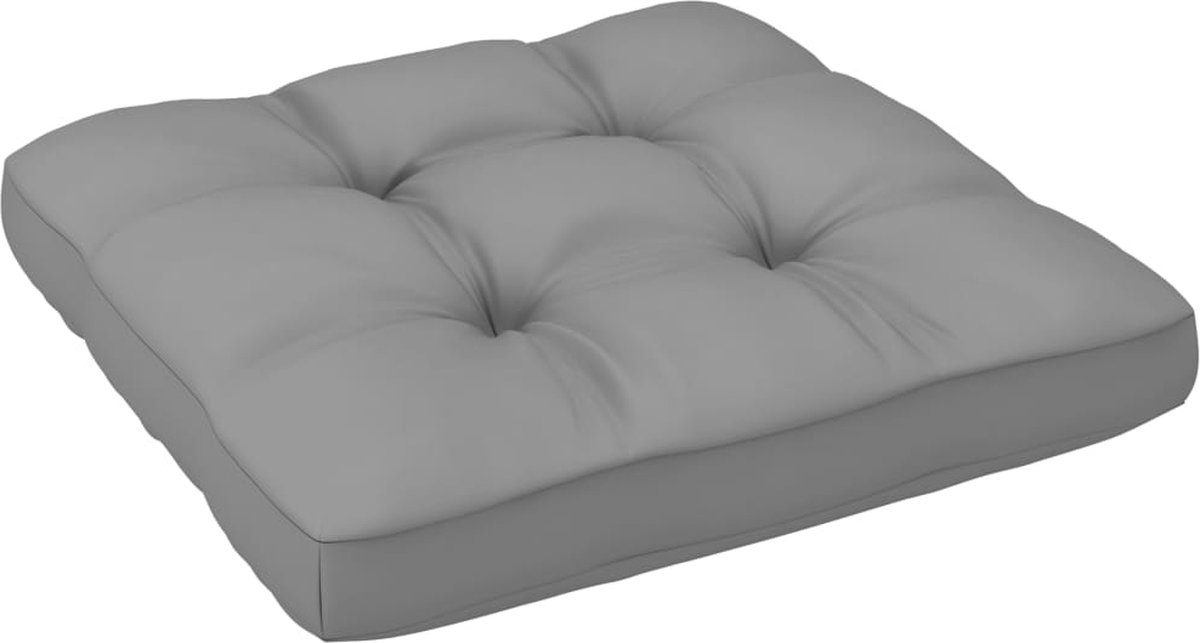 Vidaxl 4-delige Loungeset Pallet Met Kussens Geïmpregneerd Grenenhout - Grijs