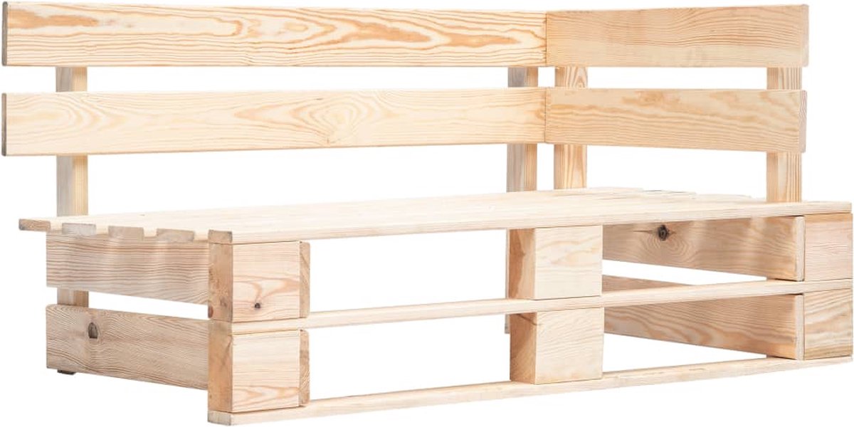 Vidaxl 4-delige Loungeset Pallet Met Kussens Geïmpregneerd Grenenhout - Grijs