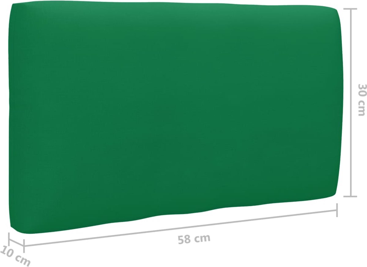 Vidaxl 4-delige Loungeset Pallet Met Kussens Geïmpregneerd Hout - Zwart