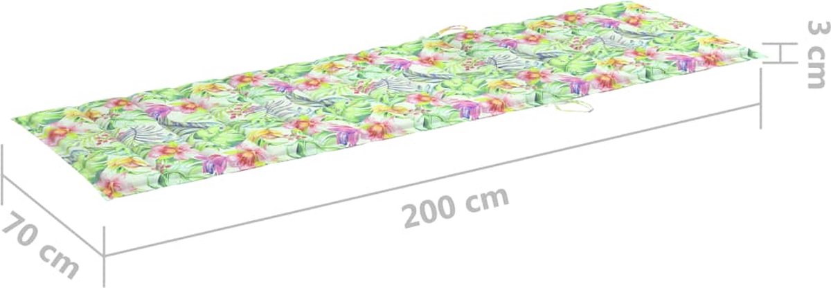 Vidaxl Ligbed Tweepersoons Met Kussens Geïmpregneerd Grenenhout - Bruin