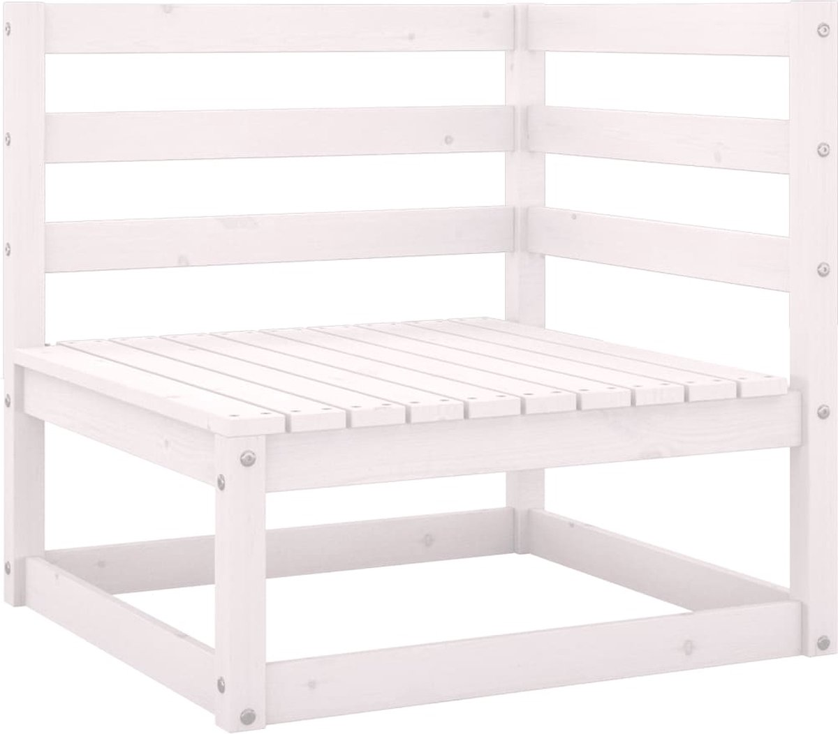 Vidaxl 7-delige Loungeset Met Kussens Massief Grenenhout