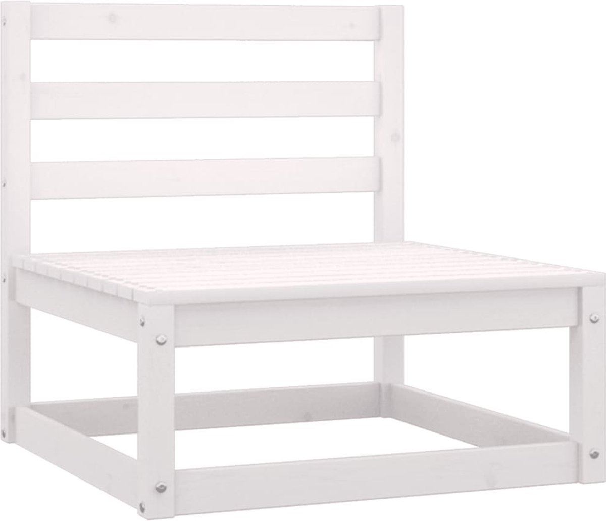 Vidaxl 7-delige Loungeset Met Kussens Massief Grenenhout