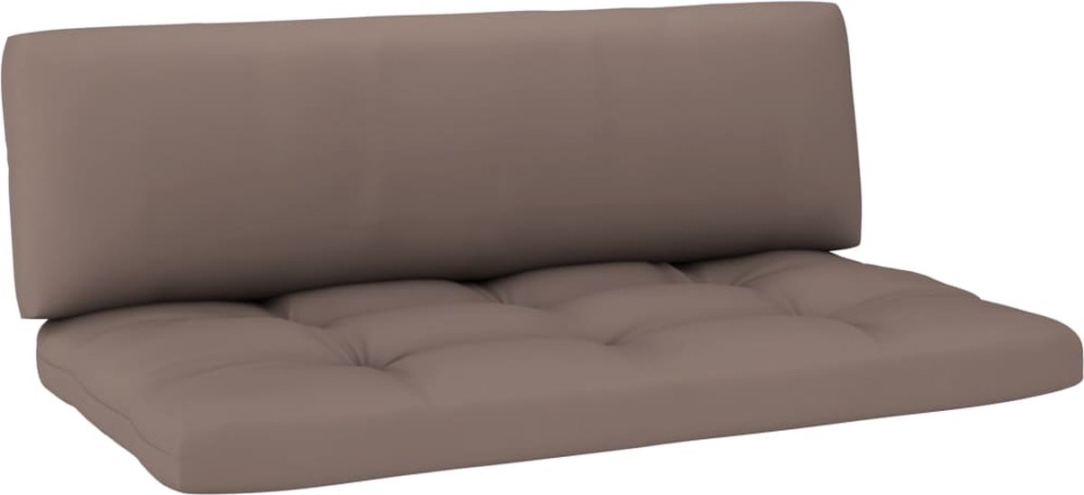 Vidaxl 6-delige Loungeset Pallet Met Kussens Geïmpregneerd Hout - Grijs