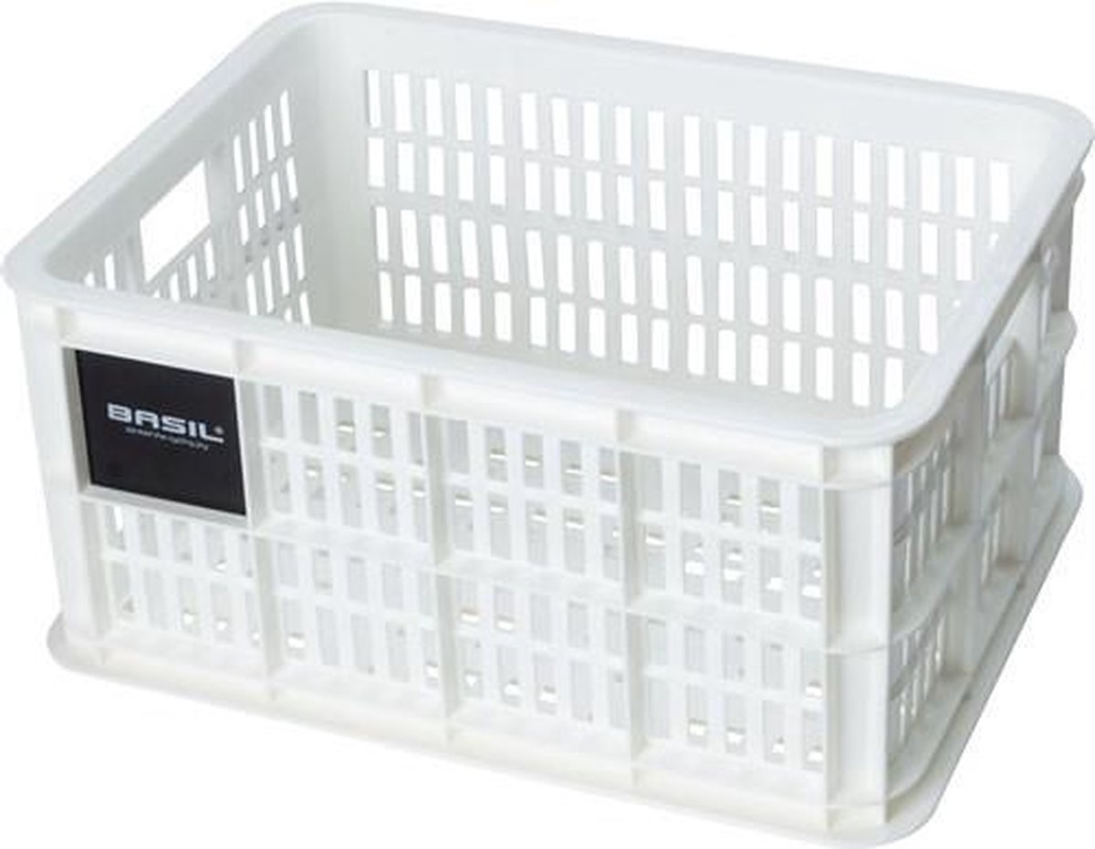 Basil Fietskrat S, Klein 17,5l - Bright White