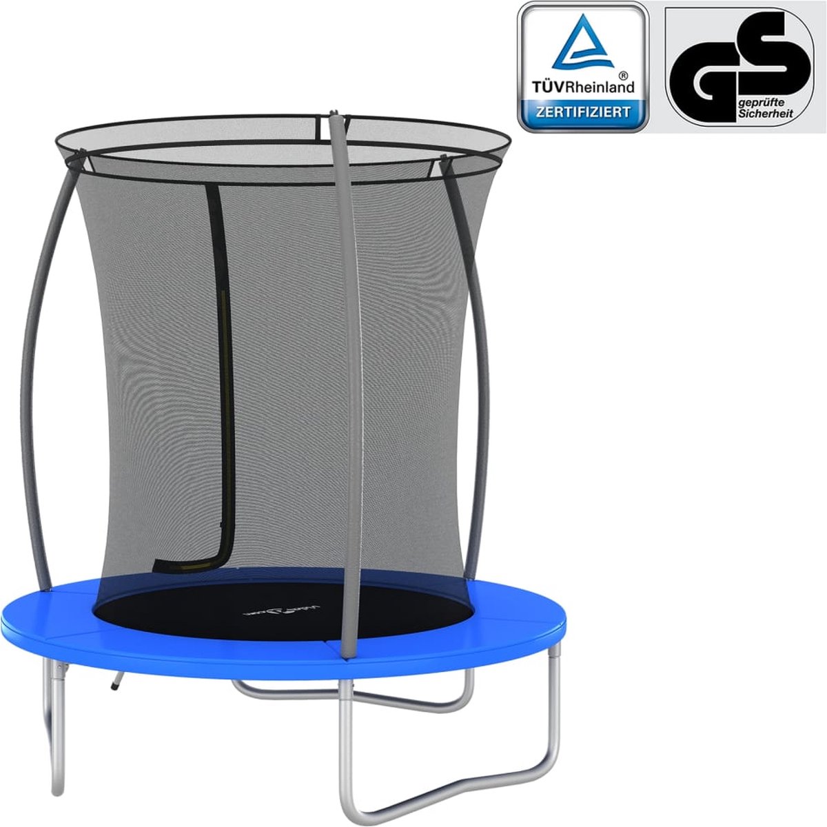 Vidaxl Trampolineset Rond 80 Kg 183x52 Cm - Blauw