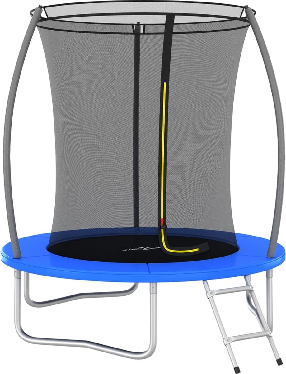 Vidaxl Trampolineset Rond 80 Kg 183x52 Cm - Blauw