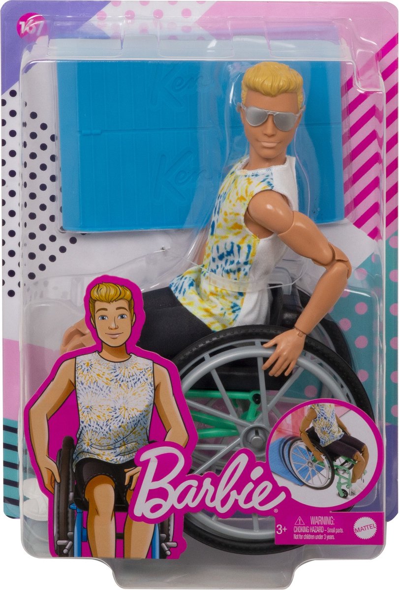 Barbie Ken Fashionistas Rolstoel