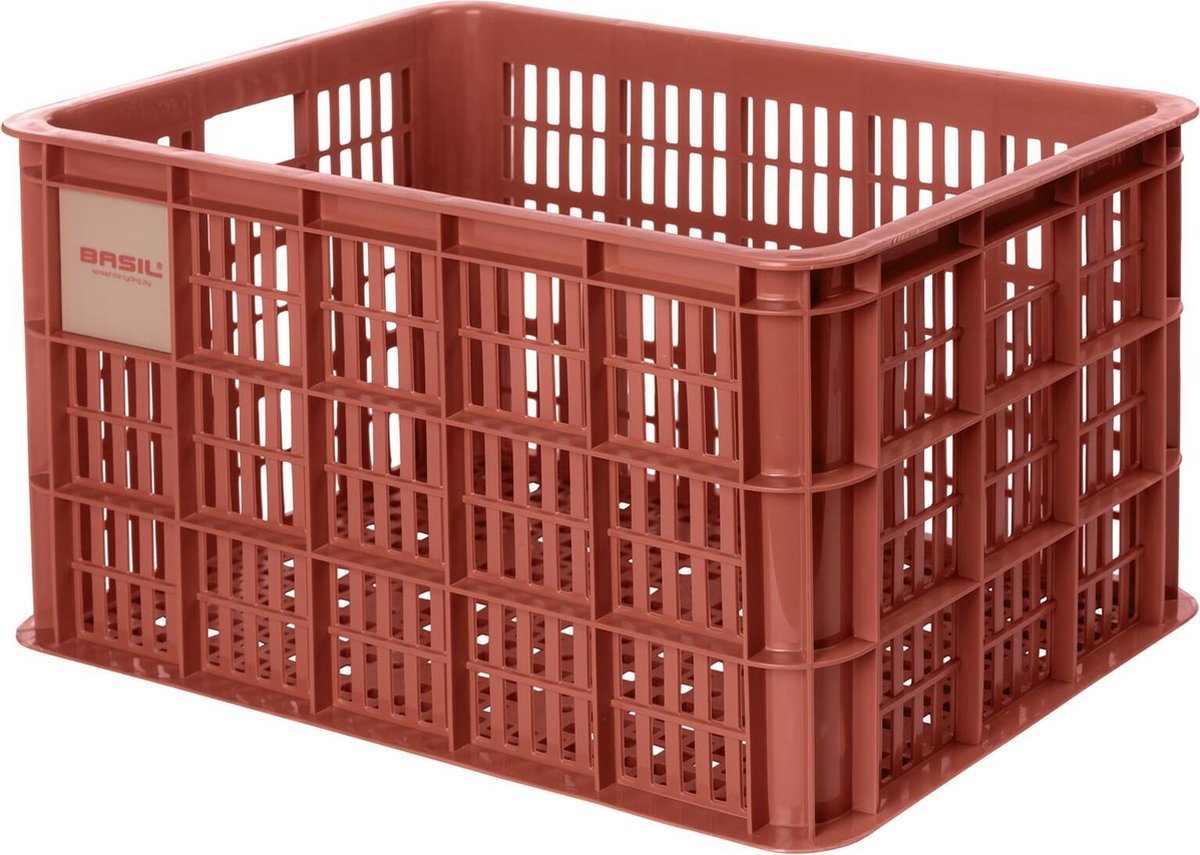 Basil Fietskrat L, Groot 40l - Terra Red