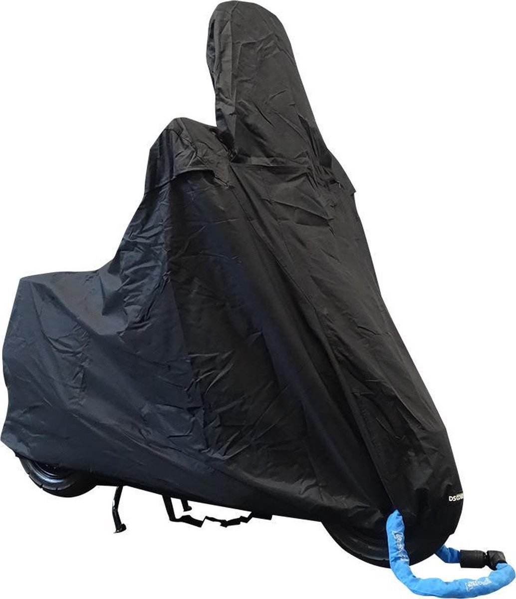 Scooterhoes Ds Covers Cup Met Windscherm Medium - Zwart